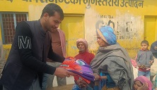 राप्रपा पर्साद्धारा कम्बल बितरण